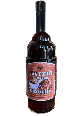 Iowa Coffee Company Liqueur bottle