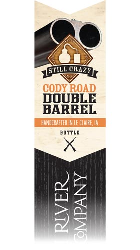 Cody Road Double Barrel Whiskey label