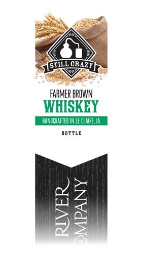 Farmer Brown Whiskey label