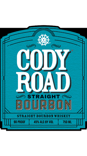 Cody Road Bourbon Whiskey label