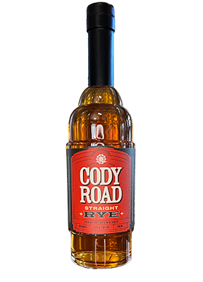 Cody Road Rye Whiskey bottle