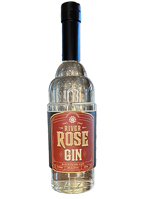 River Rose Gin bottle