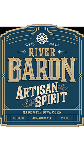 River Baron Artisan Spirit label